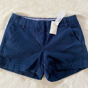 J Crew 4 inch cotton shorts